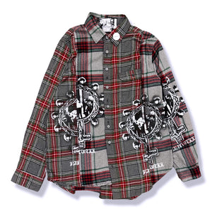 "FUNERAL PARTY" TRI-CUT FLANNEL #1