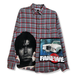 "LIVE FOREVER" DYED FLANNEL