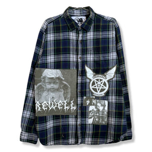 "CHERUB CREST" PATCHED FLANNEL