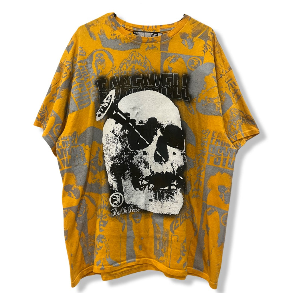 SKULL FRACTURE TOUR SHIRT (GOLD LIMITED ONE OF ONE)