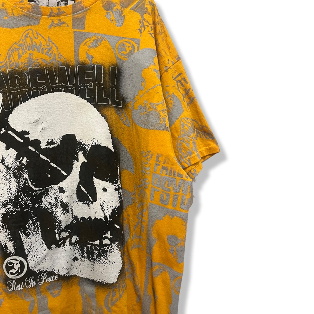 SKULL FRACTURE TOUR SHIRT (GOLD LIMITED ONE OF ONE)