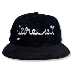 CORDUROY LOGO HAT (NOIR)