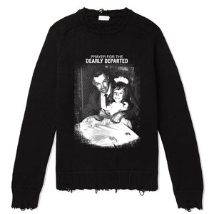 CY NOSTALGIA DISTRESSED SWEATER(EXTREMELY LIMITED