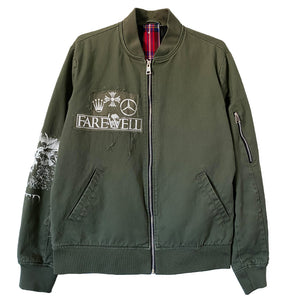 "Panic Violence" Olive Drab Bomber