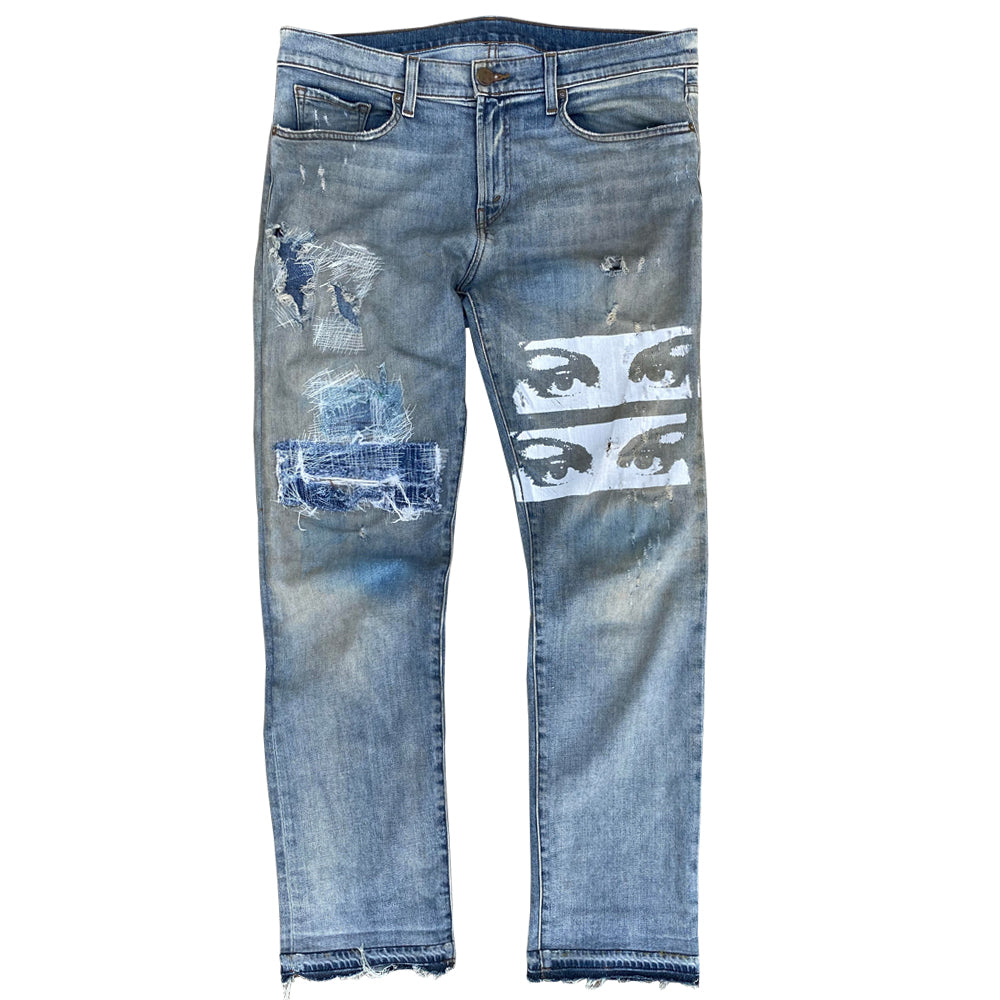 0.0119 33 Distressed Denim