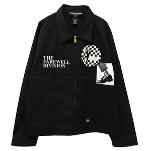 "collision" patchwork shop jacket