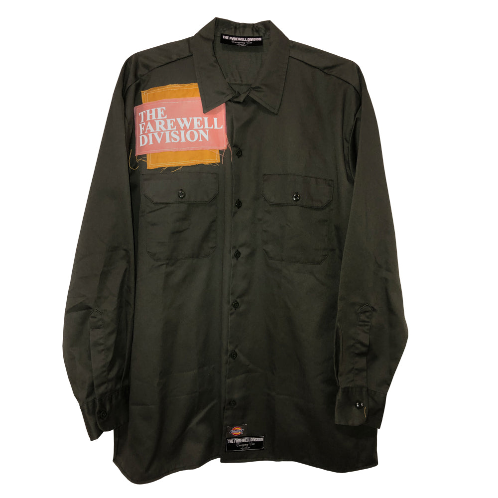 "12.23" Olive Shop Button-down