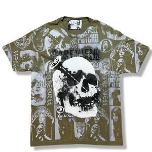 SKULL FRACTURE TOUR TEE (ARMY GREEN)