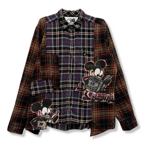 You Give Death A Bad Name Cropped Flannel