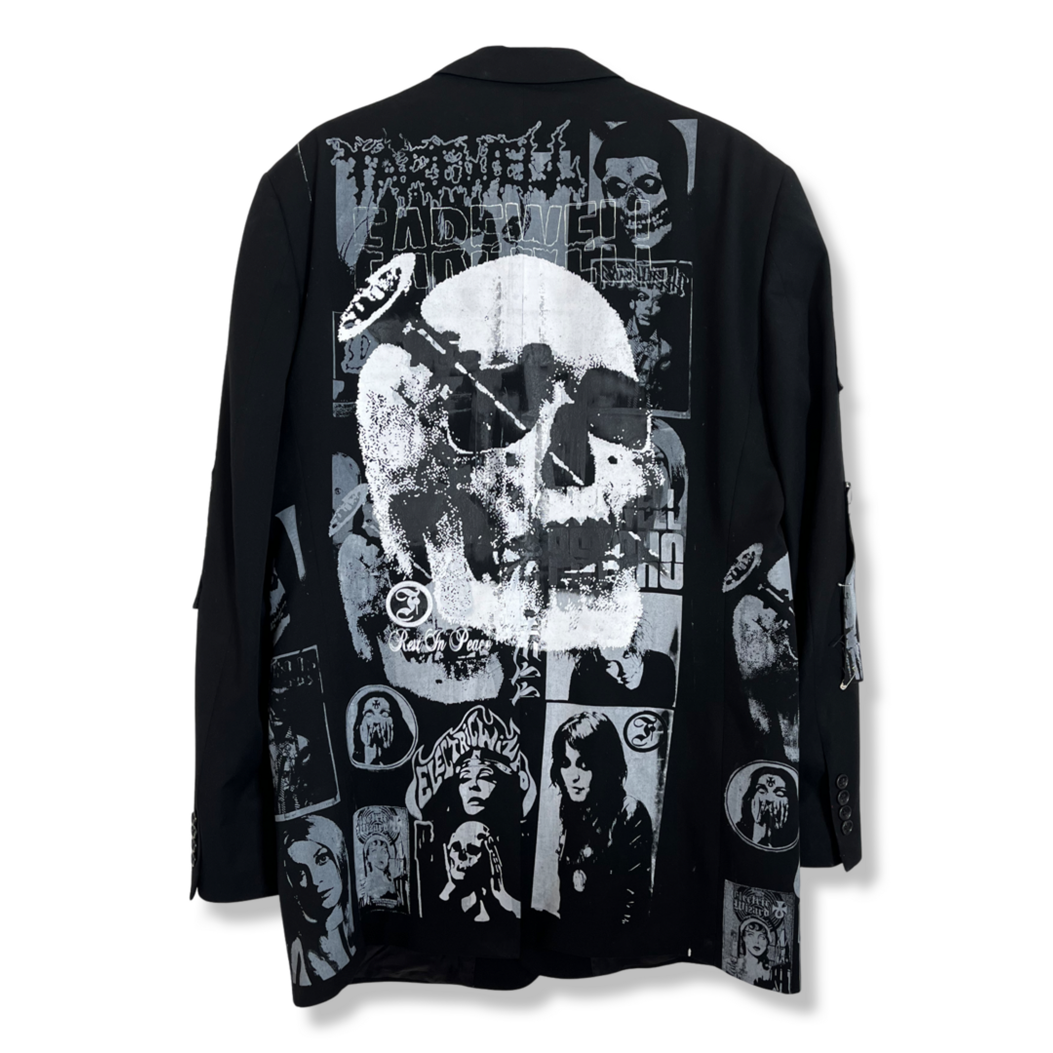 SKULL FRACTURE PRINTED JACKET