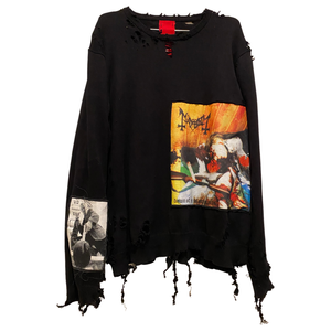 Dawn of The Black Hearts Distressed Sweater