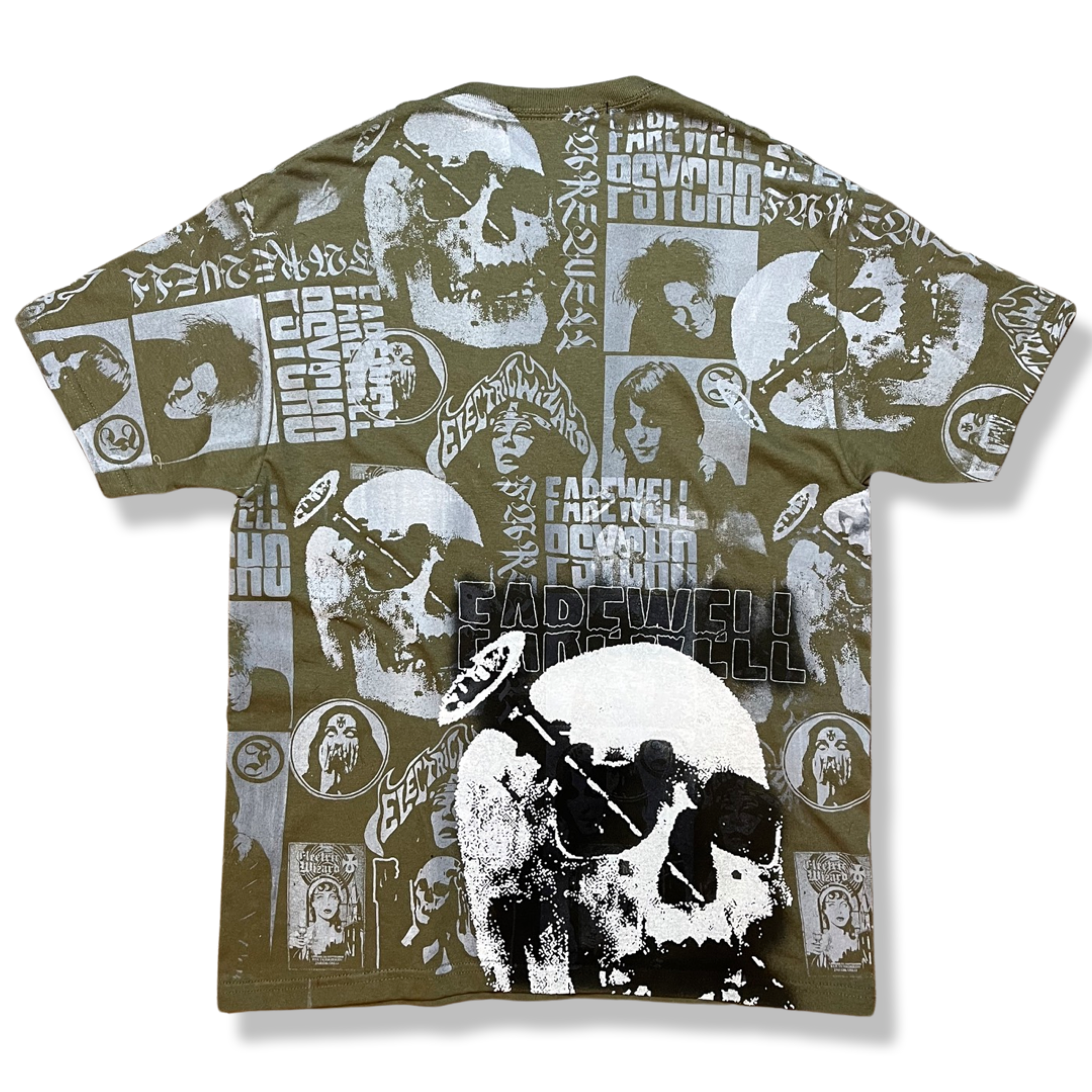 SKULL FRACTURE TOUR TEE (ARMY GREEN)
