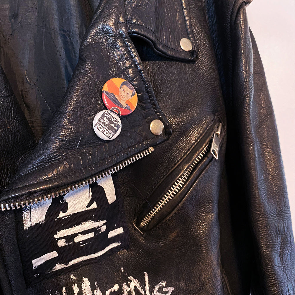 "Devastation; Whitley Heights Tragedy" Vintage Leather Jacket