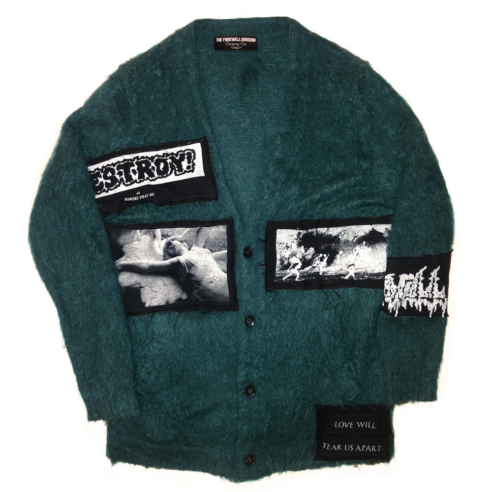 "Destroy" Mohair Cardigan