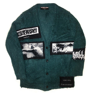 "Destroy" Mohair Cardigan