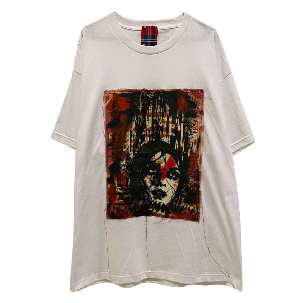 "Trust&Sunset" Hand-painted Tee