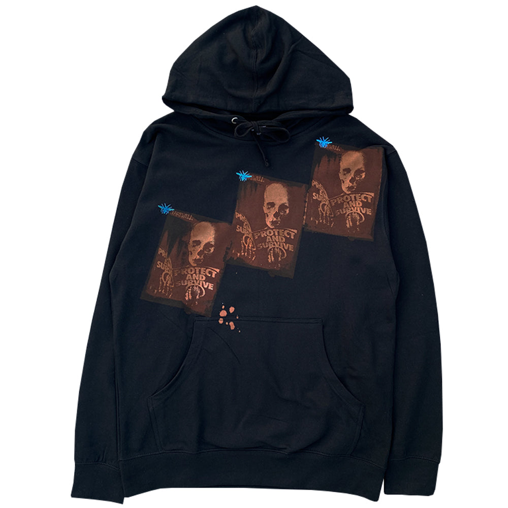 "c.d520" dyed hoodie