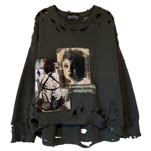 Whitley Heights Suicide Distressed Sweater